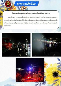 กิจกรรมสนับสนุนประเพณีสงกรานต์และป้องกันปัญหา PM 2.5 ... Image 1