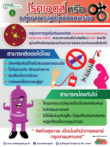 โรคเอดส์หรือกลุ่มอาการภูมิคุ้มกันบกพร่อง Image 1
